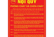 Mẫu nội quy phòng cháy chữa cháy chi tiết và cập nhật mới nhất 2023